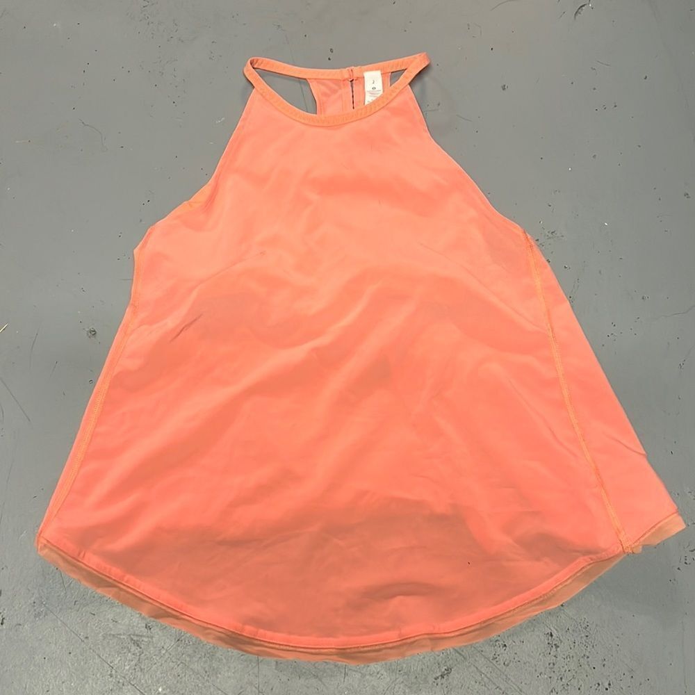 Size 2 Coral High Neck Lululemon Tank Top